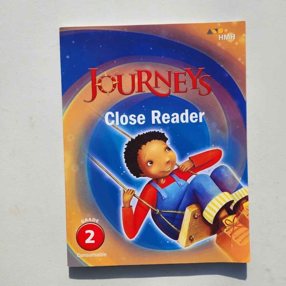 New Journeys Close Reader Notebook Grade 2 2nd Grade Workbook Book 9780544869448